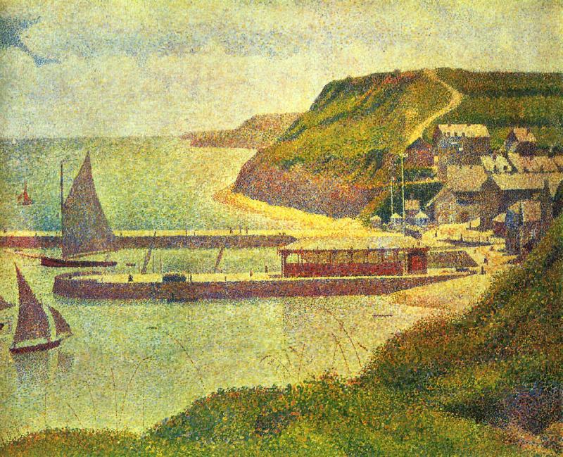 Port en Bessin, Georges Seurat